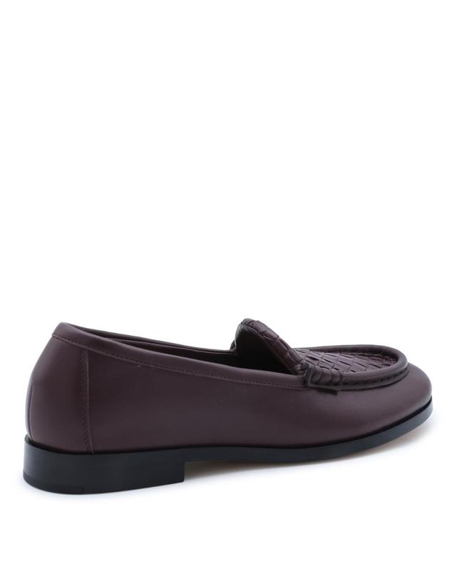 보테가 베네타 [해외직구][Q11]보테가 베네타 876126VBSDO6176 여성 플랫슈즈 BROWN LEATHER FLATS 착용컷