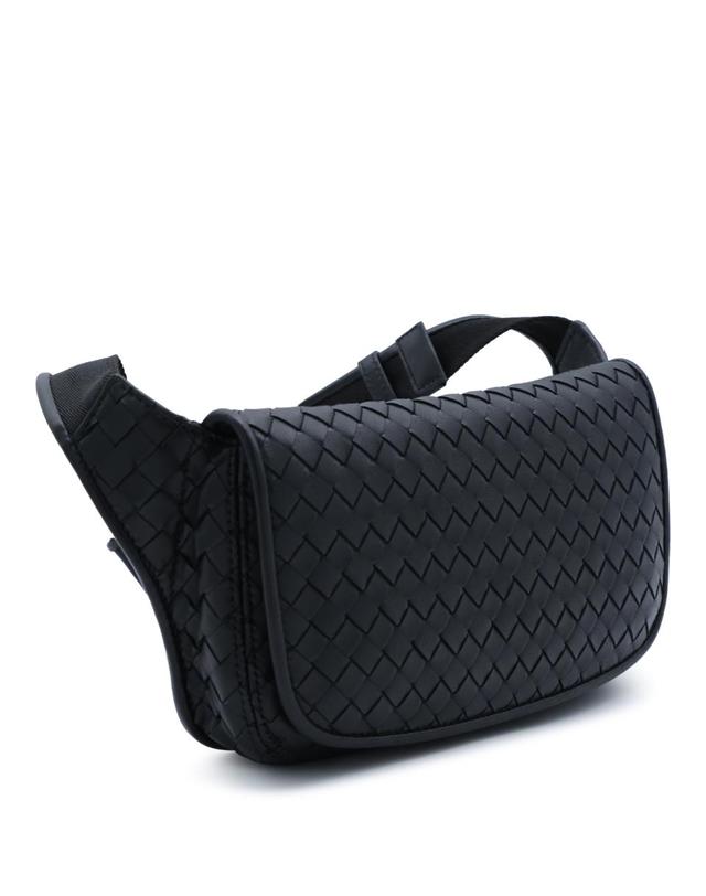 보테가 베네타 [해외직구][Q11]보테가 베네타 876334V6SE01208 남성 가방 백 BLACK LEATHER TOP HANDLE BAG 착용컷