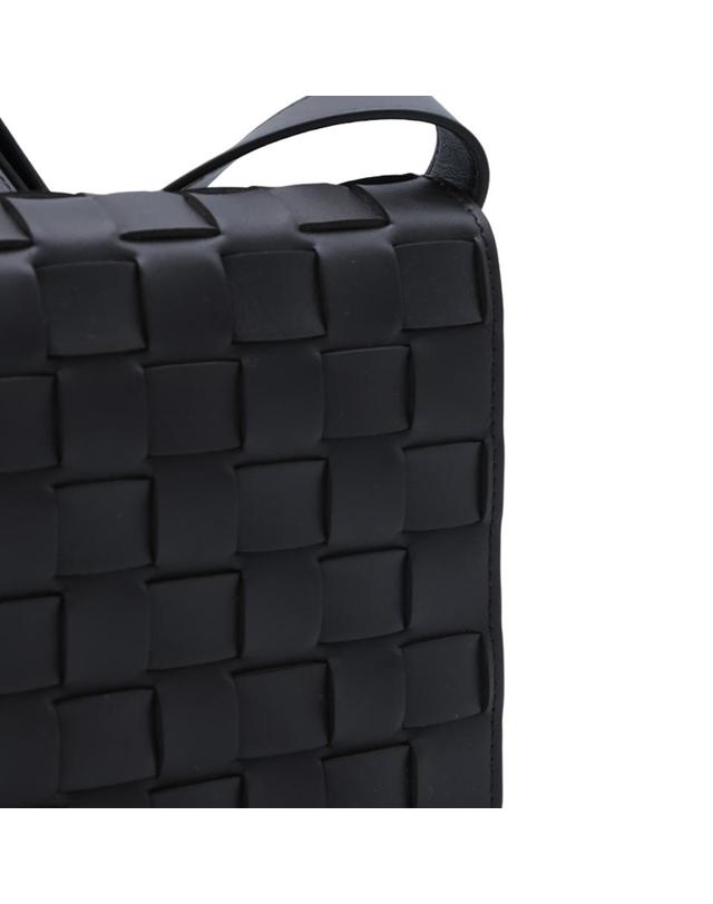 보테가 베네타 [해외직구][Q11]보테가 베네타 876364V6SO01089 남성 가방 백 BLACK LEATHER TOP HANDLE BAG 착용컷