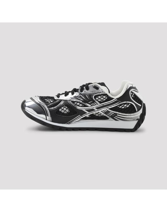 보테가 베네타 [해외직구][D14]보테가 베네타 741357V2X40 1350 BLACK SILVER 남성 스니커즈 슬립온 Bottega Veneta Orbit Sneakers 착용컷
