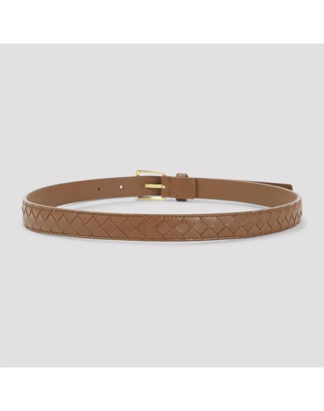 보테가 베네타 [해외직구][D14]BOTTEGA VENETA 871643V0HW5 2443 TANNIN 여성 벨트 허리띠 Bottega Veneta Leather Belt 착용컷