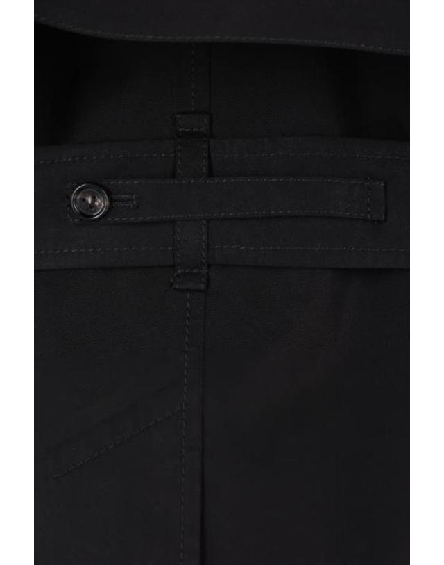 보테가 베네타 [해외직구][E32]보테가 베네타 871388V6KO01010 여성 트렌치코트 BOTTEGA VENETA cotton trench coat with leather collar 착용컷