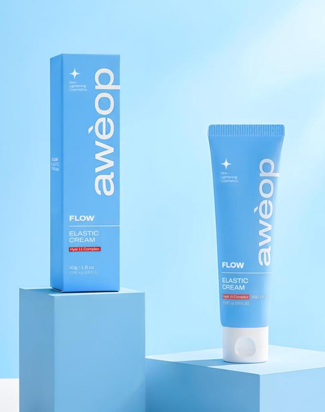에이옵 에이옵 플로우 엘라스틱 크림 50ml 착용컷