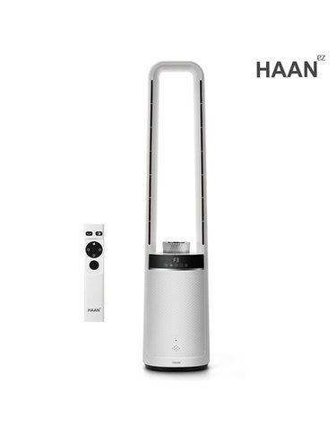 [한경희] 날개없는 타워형 무드등 리모컨 선풍기 HAAN-NF4500