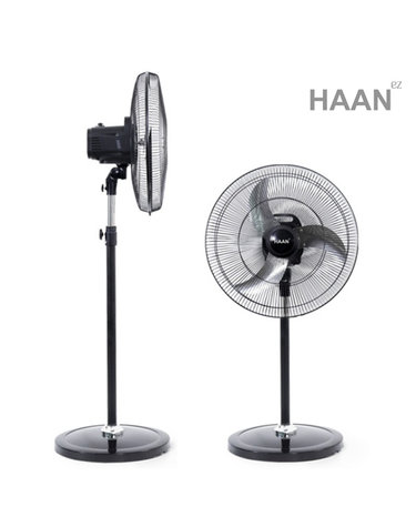 [한경희] 20인치 블랙에디션 5단풍속 스탠드 대형 업소용 선풍기 HAAN-BF1020