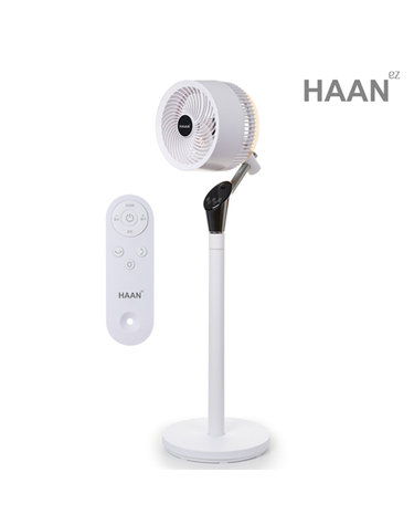 [한경희] 8인치 럭셔리 음성안내 3D회전 무드등 전자식 스탠드 서큘레이터 HAAN-HDC300