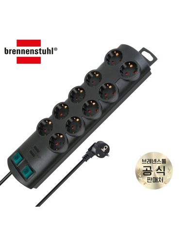 [브레넨스툴] 프리메라라인 고용량 멀티탭 10구 2m