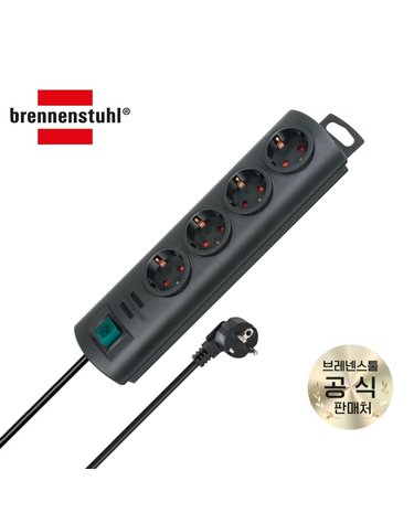 [브레넨스툴] 프리메라라인 고용량 멀티탭 4구 1.5m