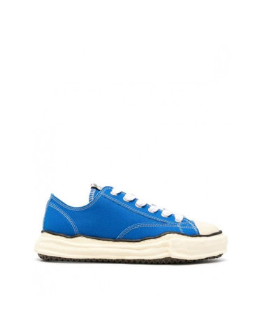 [명품]라프리마 메종 미하라 야스히로 피터슨 OG솔 캔버스 로우탑 스 A09FW733 CL BLUE