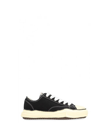 [명품]라프리마 메종 미하라 야스히로 피터슨 VL OG 솔 캔버스 로우탑 A09FW733 BLACK