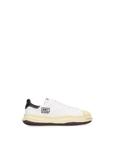 [명품]라프리마 메종 미하라 야스히로 블레이키 OG솔 캔버스 로우탑 스 A09FW732 WHITE