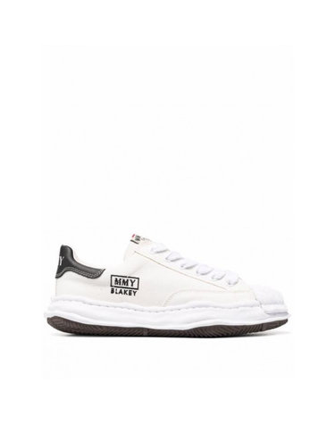 [명품]라프리마 메종 미하라 야스히로 블레이키 캔버스 로우탑 스니커 A08FW735 WHITE