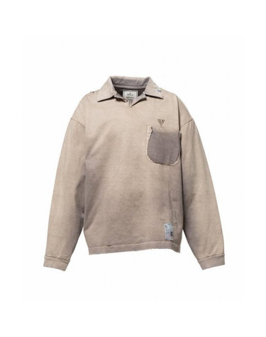 [명품]라프리마 메종 미하라 야스히로 선 페이드 카라 롱슬리브 티셔 J16LT801 BEIGE