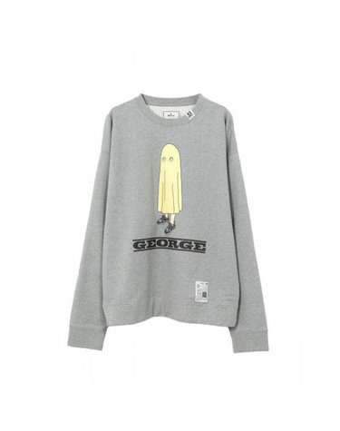 [명품]라프리마 메종 미하라 야스히로 LARRY 프린트 풀오버 스웨트셔츠 A15PO654 GRAY