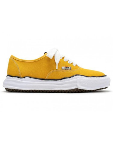 [명품]라프리마 메종 미하라 야스히로 베이커 OG 솔 캔버스 로우탑 스 A02FW704 YELLOW