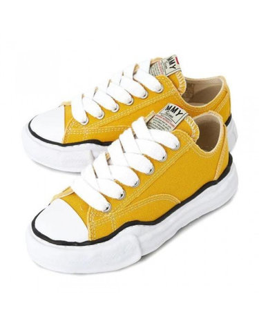 [명품]라프리마 메종 미하라 야스히로 피터슨 OG솔 캔버스 로우 스니 A01FW702 YELLOW