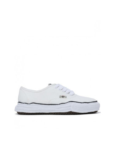 [명품]라프리마 메종 미하라 야스히로 베이커 OG 솔 캔버스 로우탑 스 A02FW704 WHITE