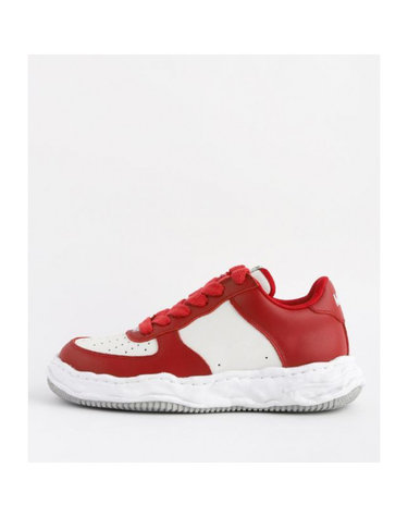 [명품]라프리마 메종 미하라 야스히로 웨인 OG 솔 레더 로우 스니커 A08FW706 RED/WHITE