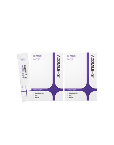 [ADDMILES] 애드마일스 더 맛있는 유산균 30포 x 2세트