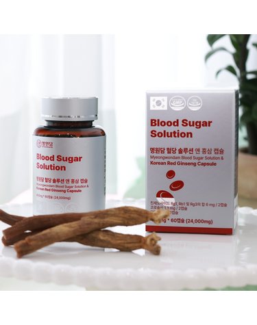 [명원담] 명원담 혈당 솔루션 앤 홍삼캡슐 400mg x 60캡슐