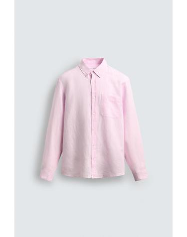 자라 린넨 코튼 레귤러핏 긴팔 셔츠 1063/411/620 PINK