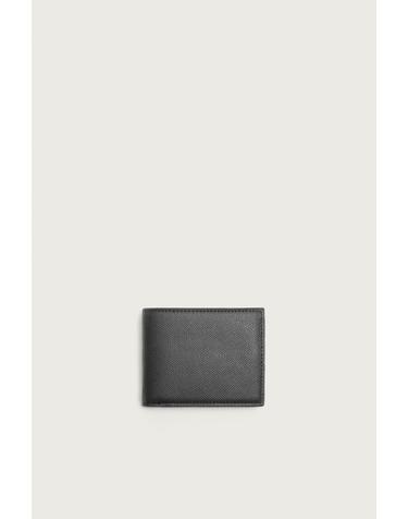 자라 텍스처 반지갑 3805/520/800 BLACK