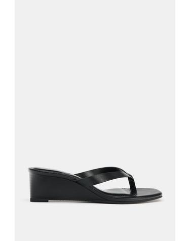 자라 베이직 블랙 5cm 웨지 샌들 2341/710/800 BLACK
