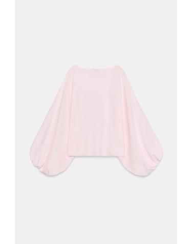 자라 보트넥 볼륨 소매 탑 3456/009/622 PALE PINK