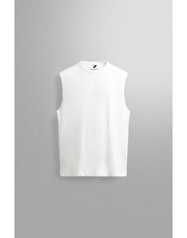 자라 헤비 코튼 릴랙스핏 탱크탑 8054/327/250 WHITE