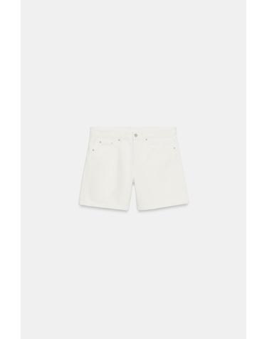 자라 레귤러핏 데님 버뮤다 반바지 1934/005/251 OYSTER-WHITE