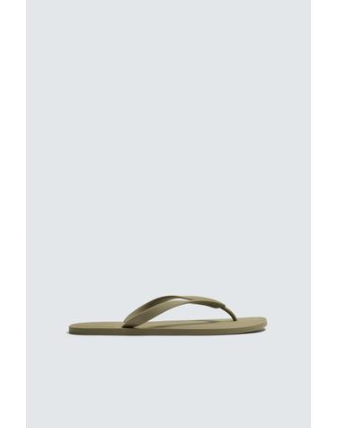 자라 러버 스트랩 플랫 샌들 2796/720/131 TAUPE GREY