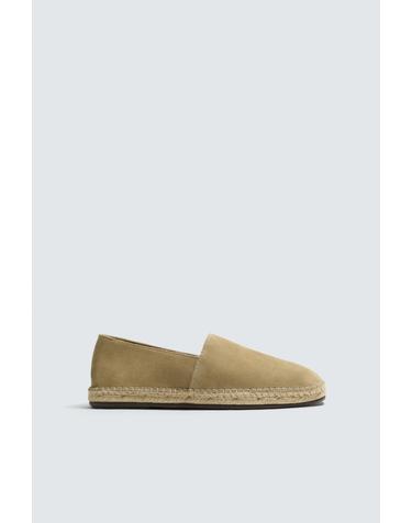자라 레더 에스파드리유 2760/720/107 SAND BROWN
