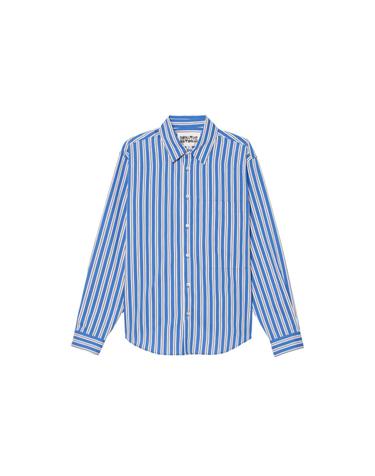 자라 릴렉스핏 스트라이프 긴팔 셔츠 4708/310/200 BLUE / INDIGO