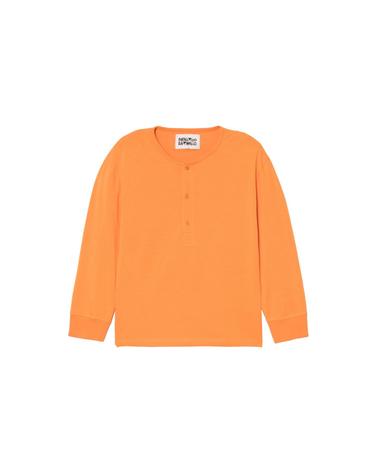 자라 크롭 헨리넥 긴팔 티셔츠 4087/031/615 ORANGE