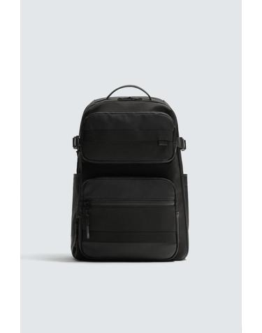 자라 멀티 포켓 테크니컬 백팩 3200/820/800 BLACK
