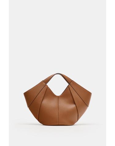 자라 탈착식 스트랩 미니 토트백 6410/710/709 DARK TAN