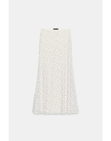 자라 폴카 도트 튤 롱 스커트 5039/408/064 BLACK / WHITE