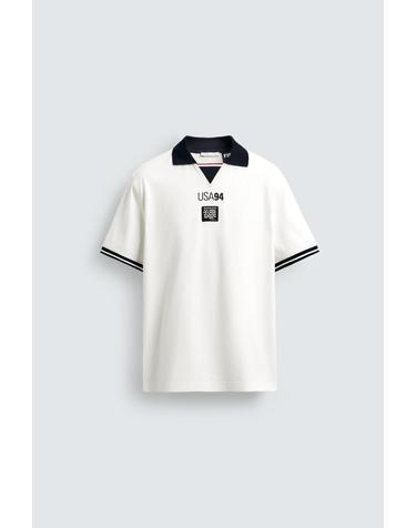 자라 미국 94 월드컵 반팔 폴로셔츠 4087/530/250 WHITE