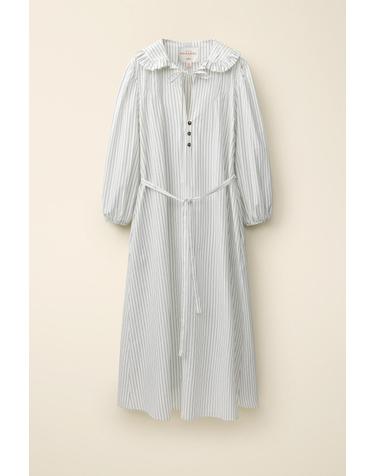 자라 카라멜 런던 스트라이프 미디 원피스 2516/149/104 STRIPED