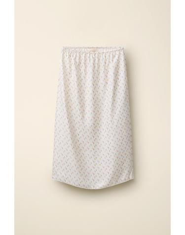 자라 카라멜 런던 실크 미디 스커트 0351/103/021 PRINTED