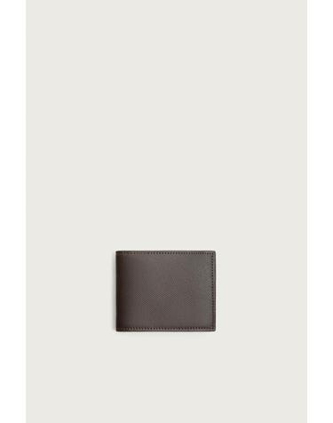자라 텍스처 카드 동전 포켓 반지갑 3809/820/700 BROWN