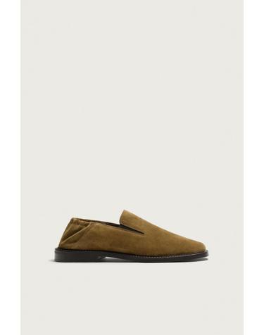 자라 스웨이드 스퀘어토 레더 로퍼 2691/820/102 BEIGE