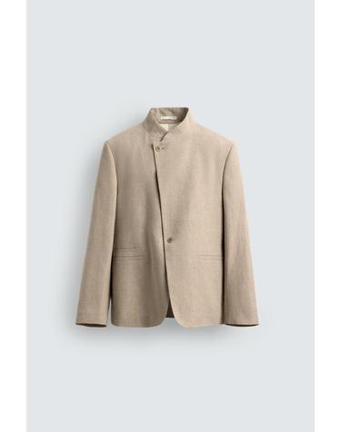 자라 릴렉스핏 더블브레스트 린넨 블레이저 4701/872/746 LIGHT BEIGE