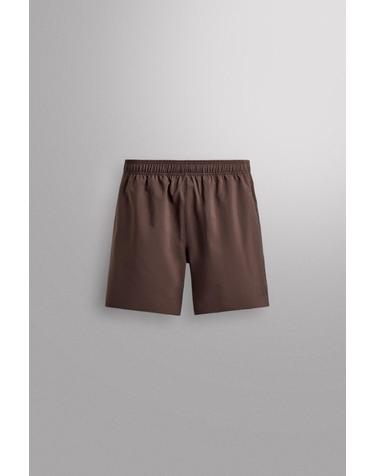자라 9인치 테크니컬 트레이닝 반바지 5582/300/700 BROWN