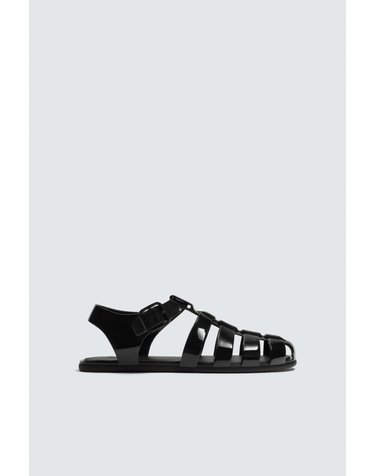 자라 케이지 플랫 버클 샌들 2793/720/800 BLACK