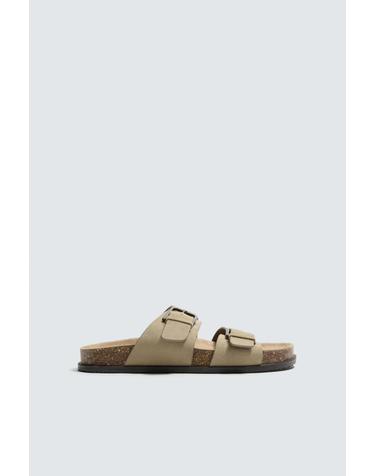 자라 레더 더블 스트랩 버클 샌들 2706/720/102 BEIGE