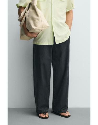 자라 릴렉스핏 파라슈트 팬츠 2342/400/819 BLUE GREY