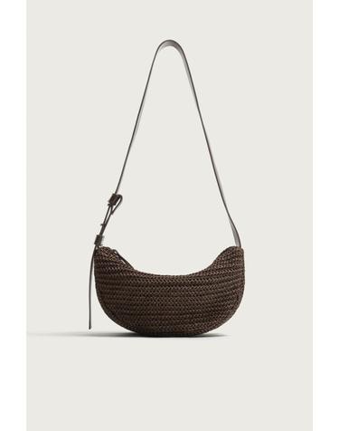 자라 브레이드 우븐 숄더백 3628/820/700 BROWN