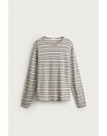 자라 비스코스 린넨 스트라이프 긴팔 티셔츠 4805/338/104 STRIPED