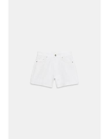 자라 맘핏 화이트 데님 반바지 4083/036/250 WHITE